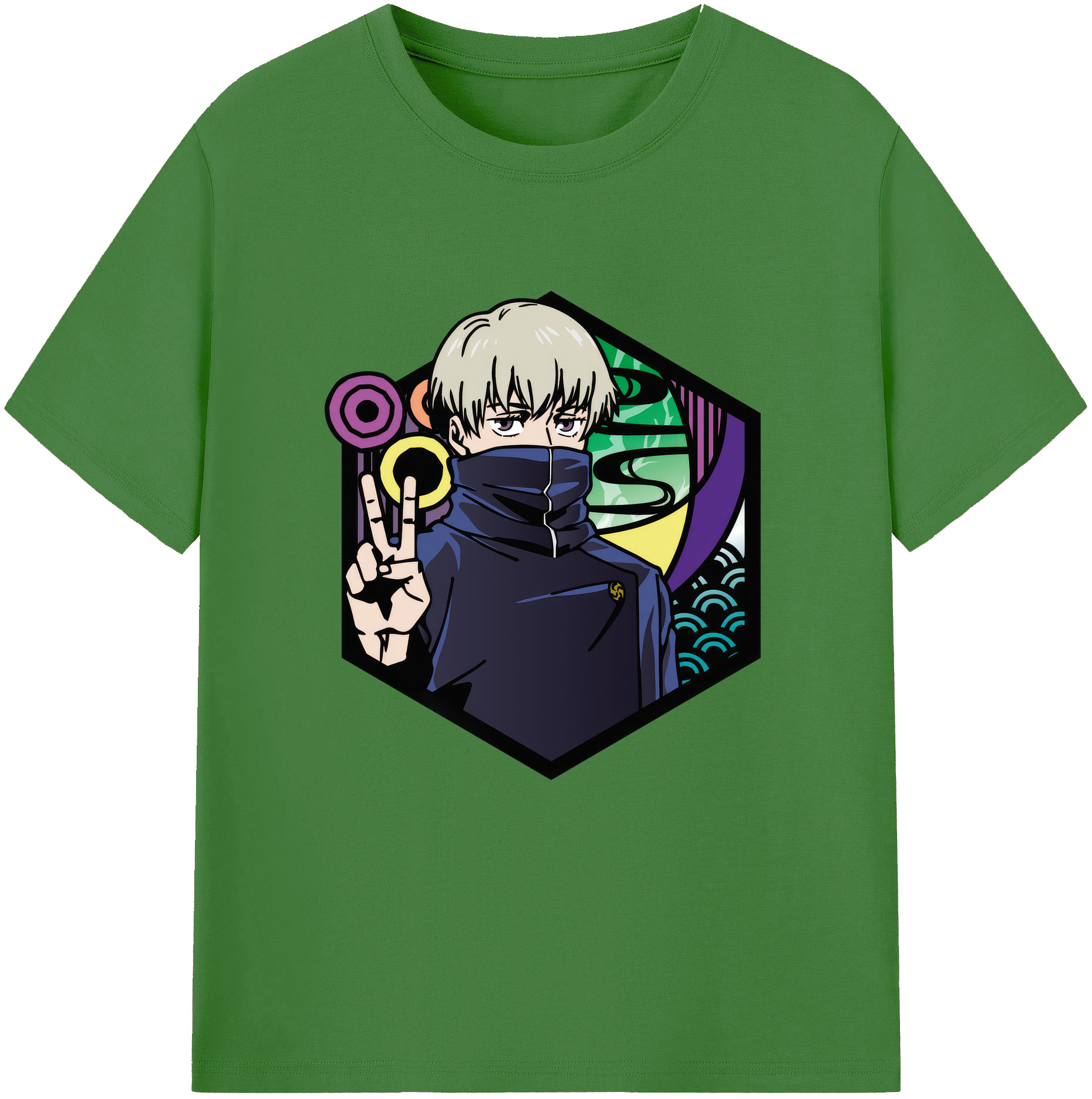 （画像用） 呪術廻戦 Jujutsu Kaisen レディースカジュアルプリントTシャツ（綿100％）